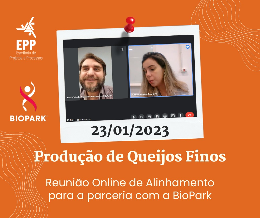 Reunião com Biopark sobre produção de queijos finos 